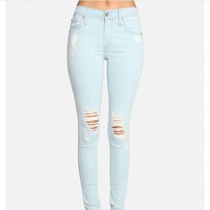 James Jeans Twiggy Ice Blue Skinny Jeans size 27
